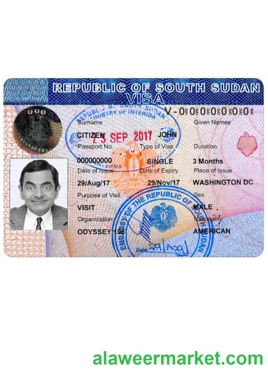 SOUTH SUDAN travel visa